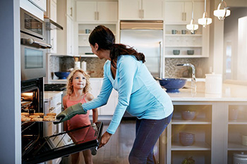 Baking Cookies in New Home